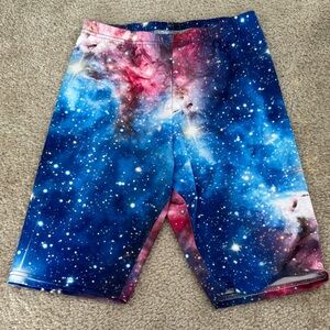 Galaxy Print Kids Shorts